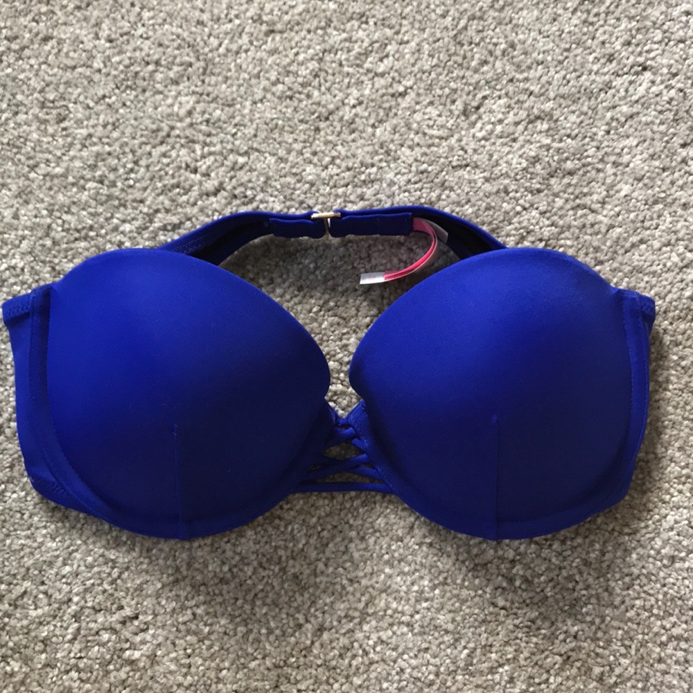 Victoria’s Secret royal blue bandeau bikini top